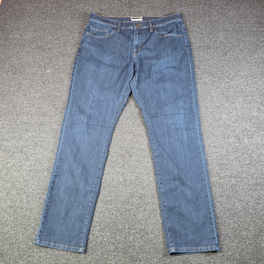 Travis Mathew Jeans Blue Mens 34x32 Straight Performance Featherweight Stretch